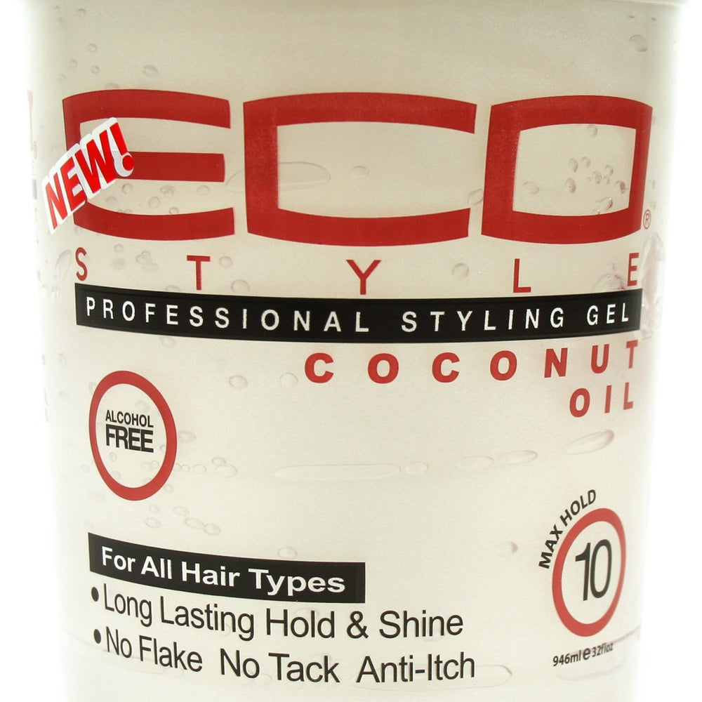 Eco Style Gel Aceite de Coco, acabado brillante sin residuos