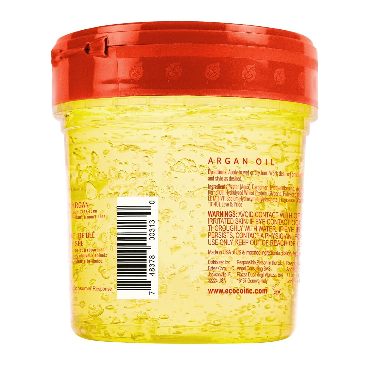 Eco Style Gel de Argán: compatible con todas las texturas capilares.