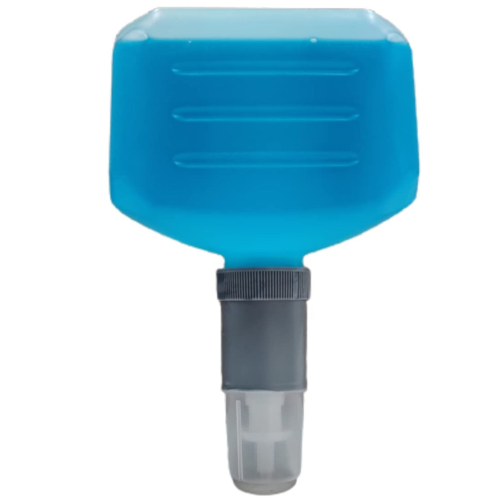 Ecolab Jabón líquido antibacteriano avanzado, dispensador en baño para uso diario.