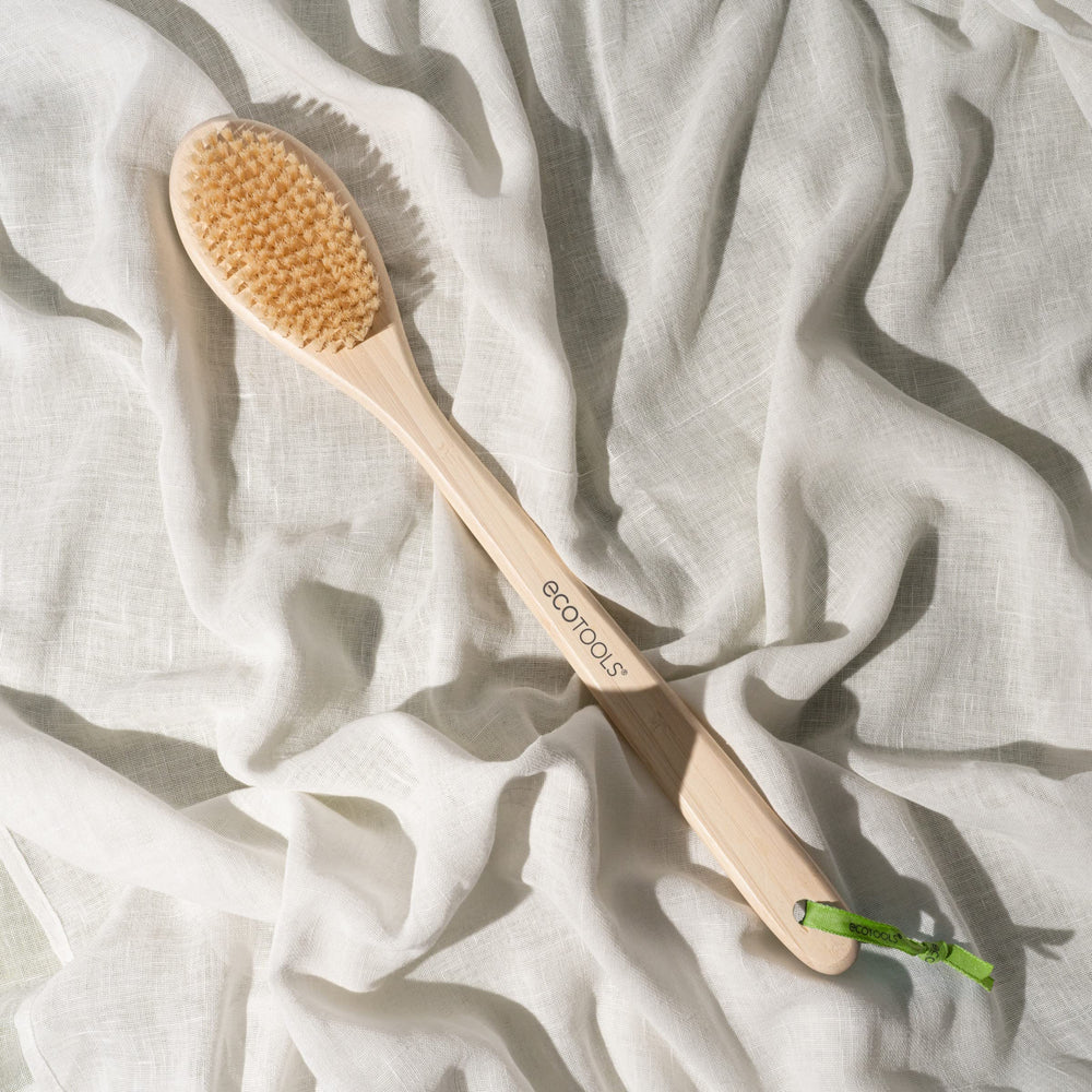 EcoTools cepillo baño usar con gel o scrub para limpieza profunda
