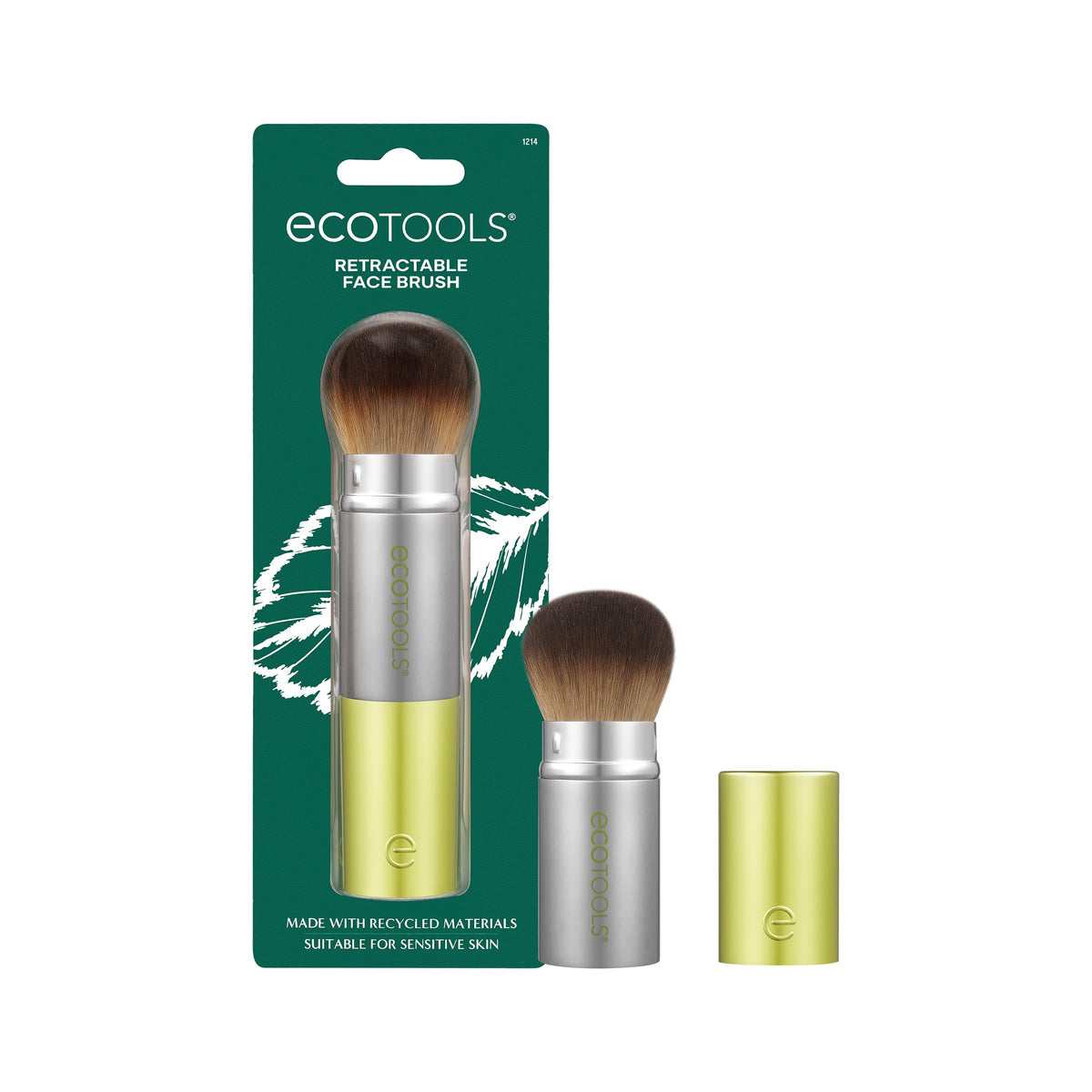 EcoTools cepillo retráctil rostro para retoques precisos sobre la marcha.