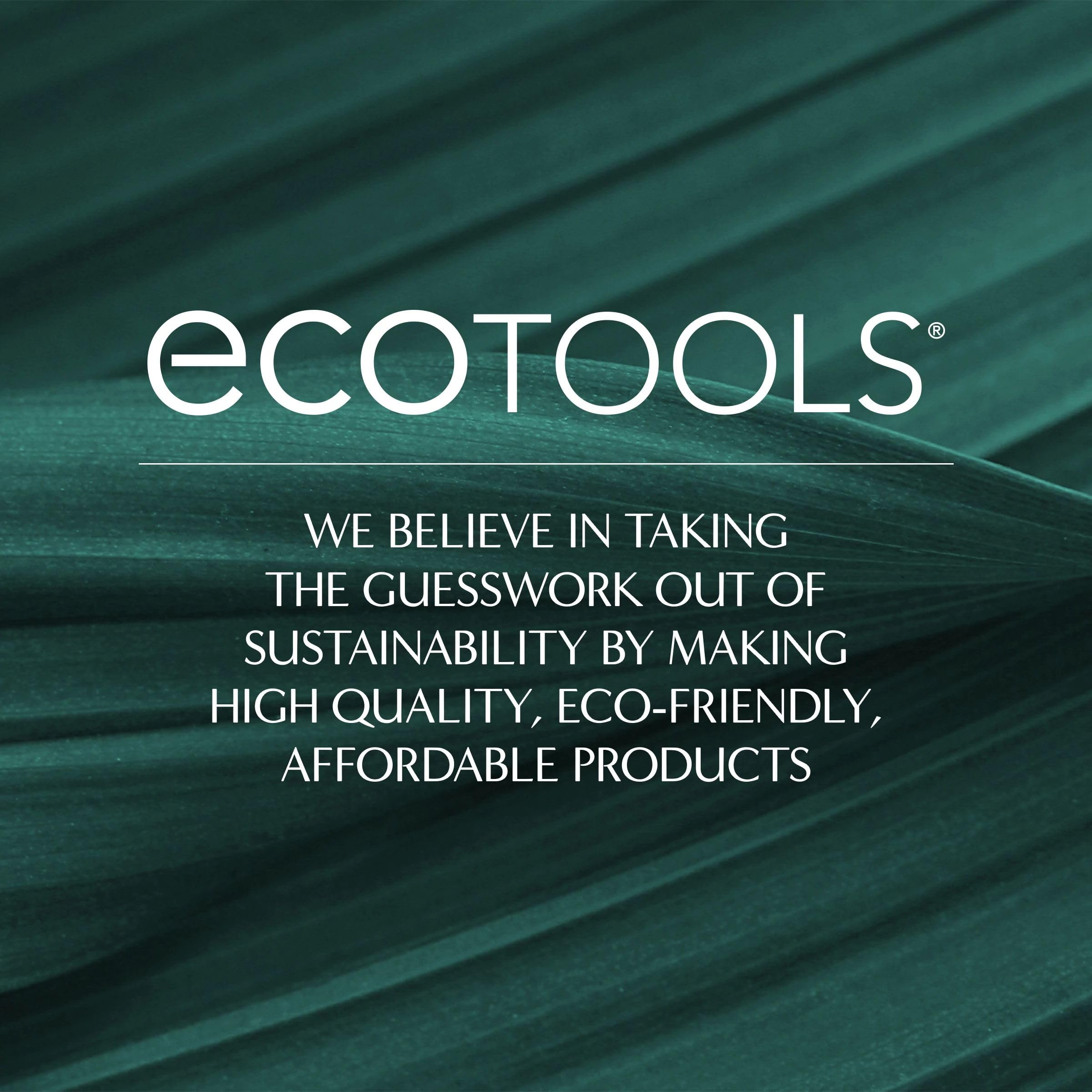 EcoTools EcoPouf opción vegana y libre de crueldad para el cuidado diario.