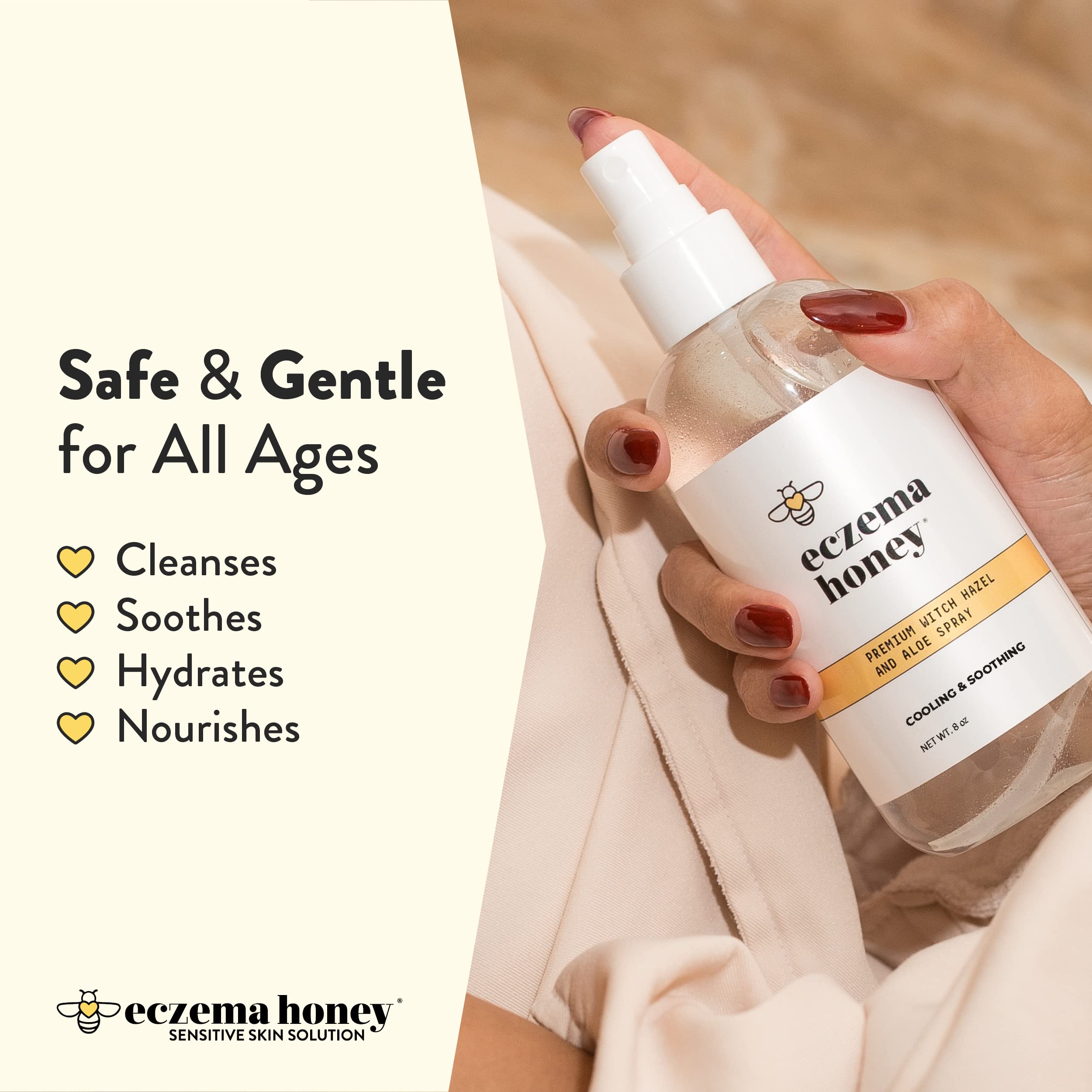 ECZEMA HONEY: aplicación facial suave para piel sensible y diaria