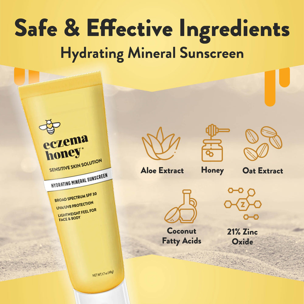 ECZEMA HONEY con aloe y coco, hidratación suave para piel sensible.