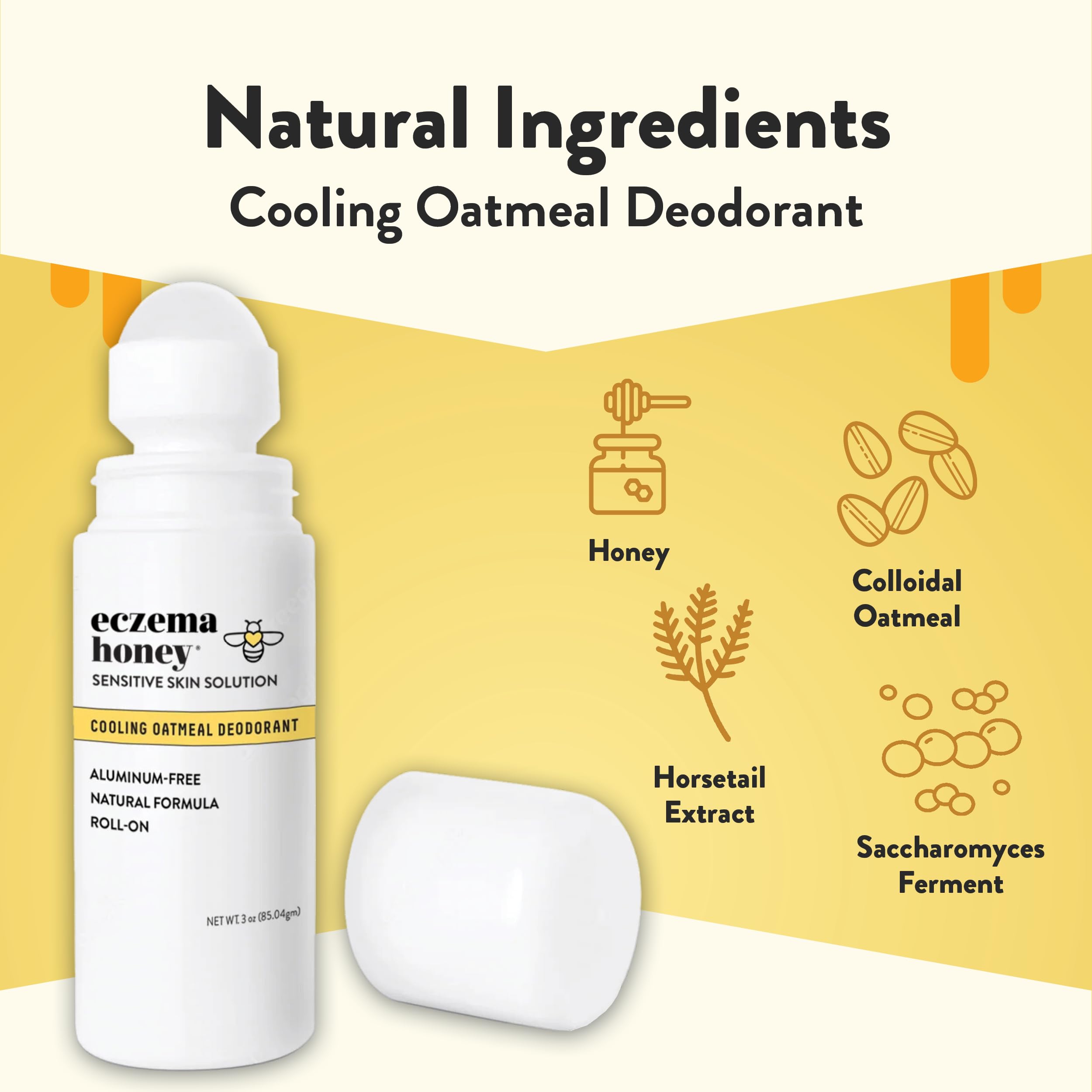 ECZEMA HONEY ingredientes naturales calman irritación leve.