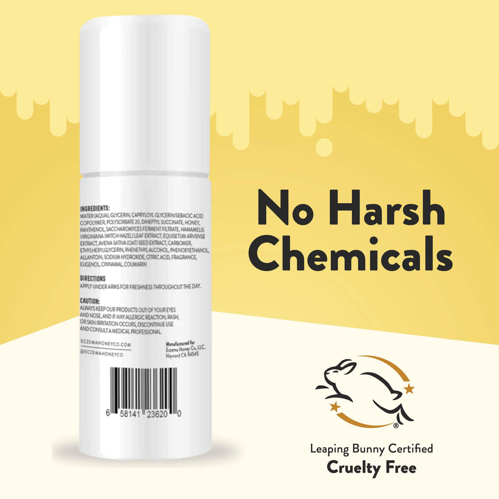ECZEMA HONEY sin alcohol ni fragancias para eczema sensible.
