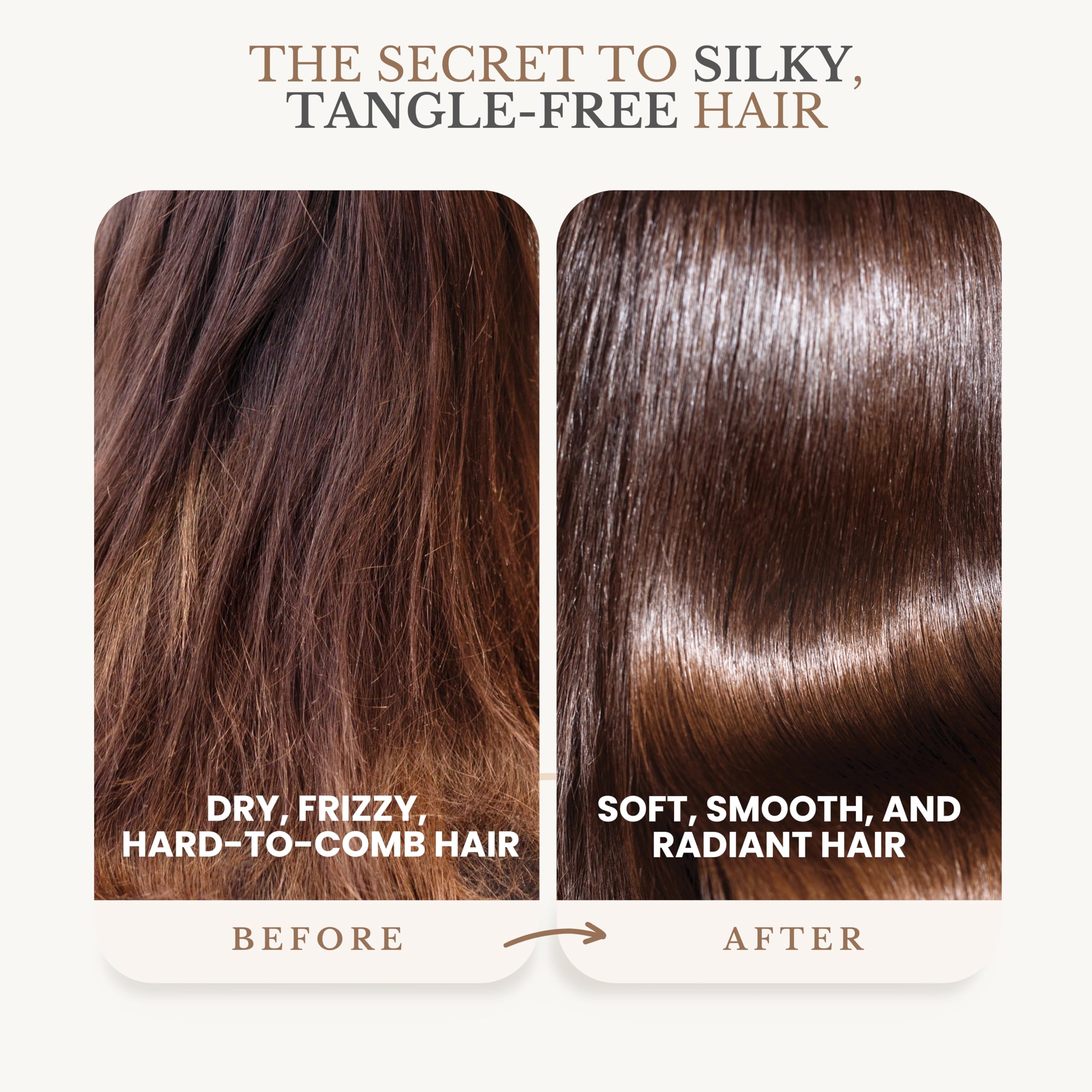 Edenika Botanicals Desenredar cabello ligero facilita peinado sin frizz