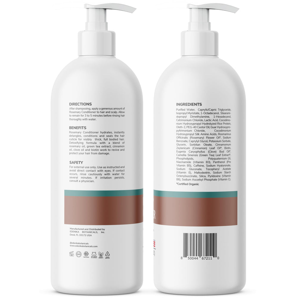 Edenika Botanicals Etiqueta sin sulfatos fórmula natural y suave para uso diario