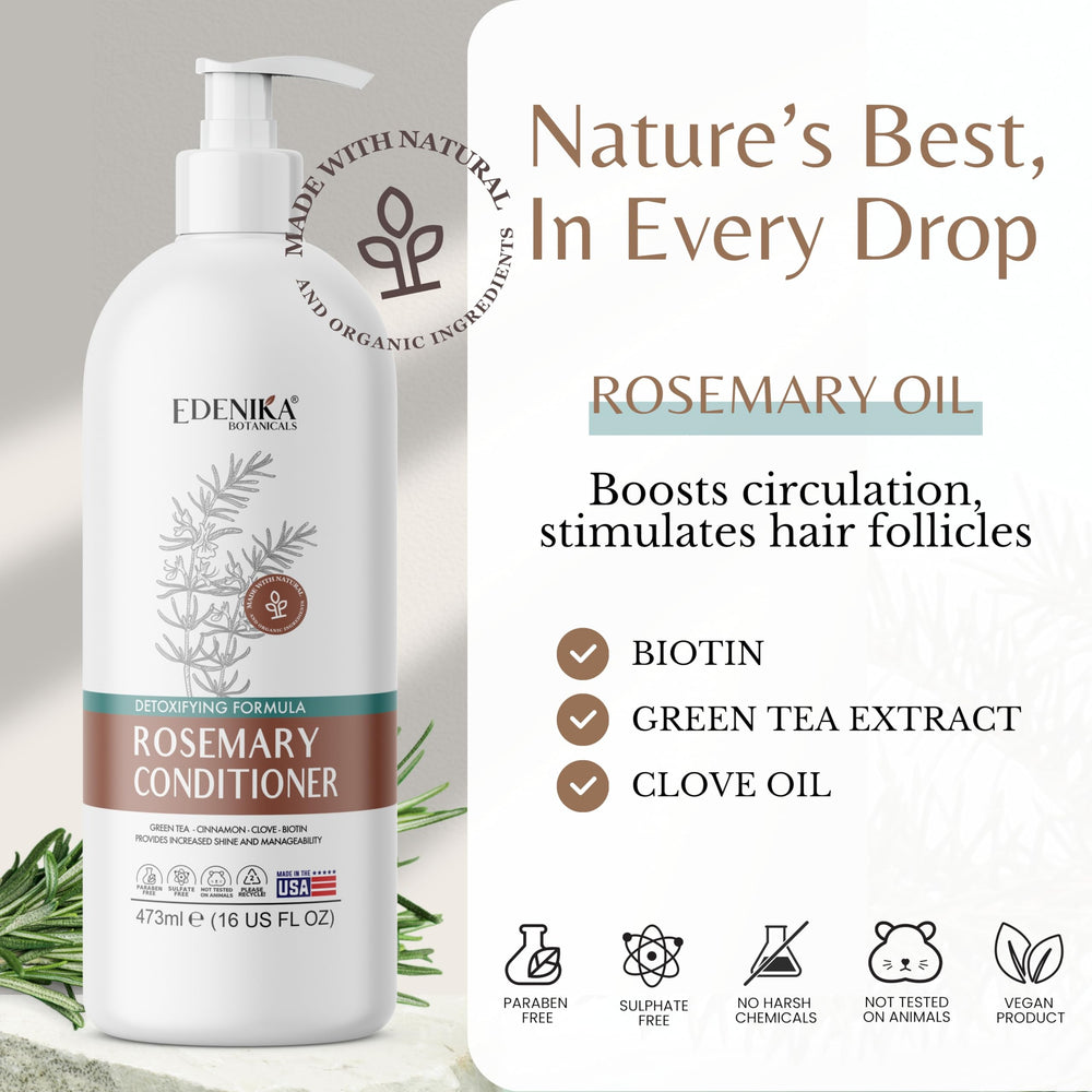 Edenika Botanicals Cabello volumen para cabello fino con cuerpo y brillo suave