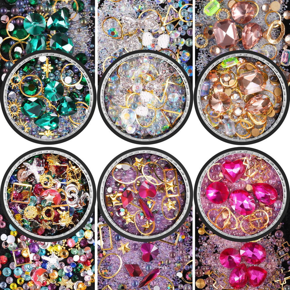 editTime cristales facetados para uñas con brillo intenso
