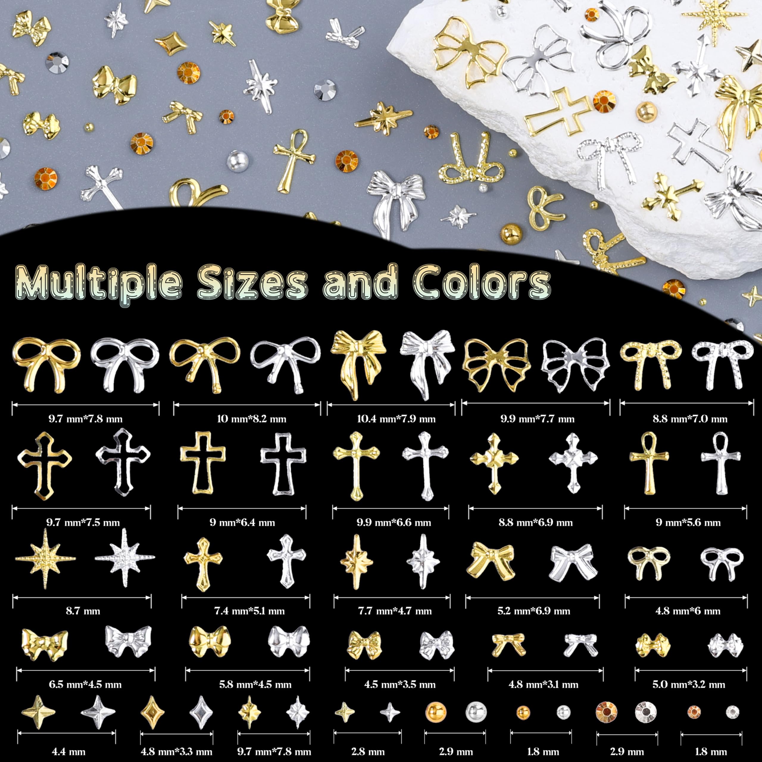 editTime: estrellas 3D de estilo audaz para uñas, ideal para looks festivos.