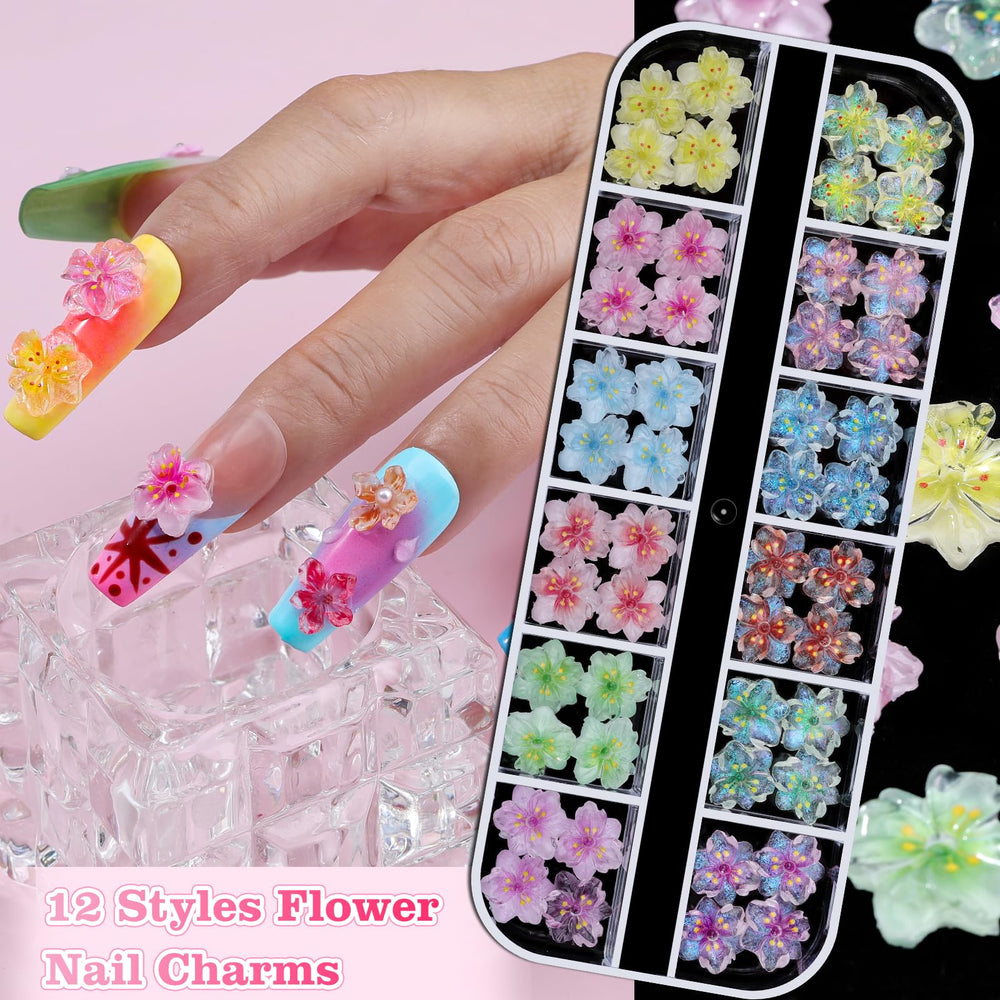 Mariposas translúcidas edittime, detalle delicado para uñas.