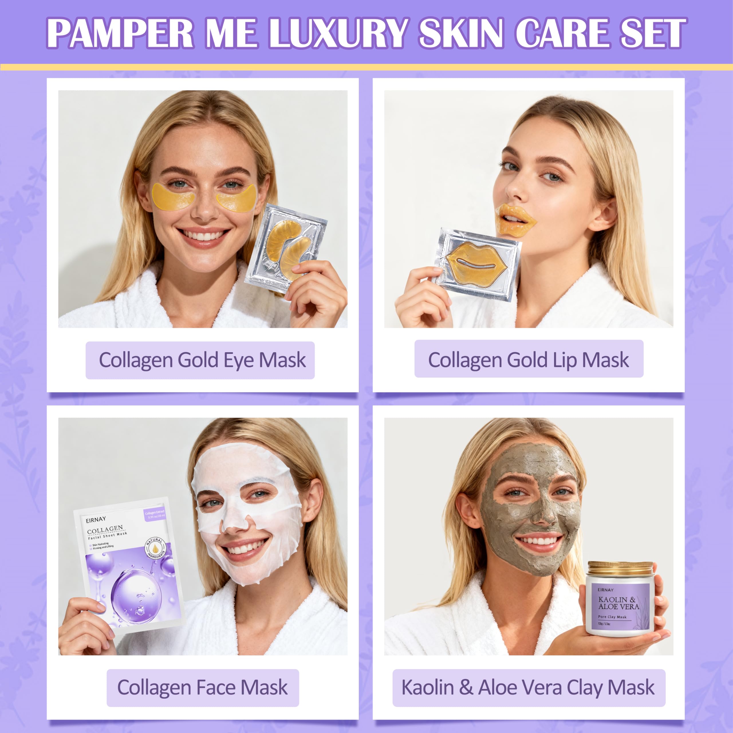Aceite facial EIRNAY lavanda para hidratación ligera