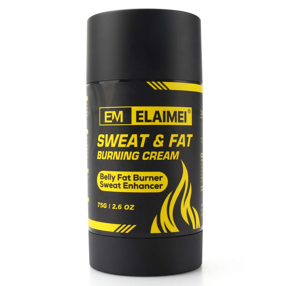 Elaimei crema sudor quema grasa abdomen durante entrenamiento, sensación de calor.