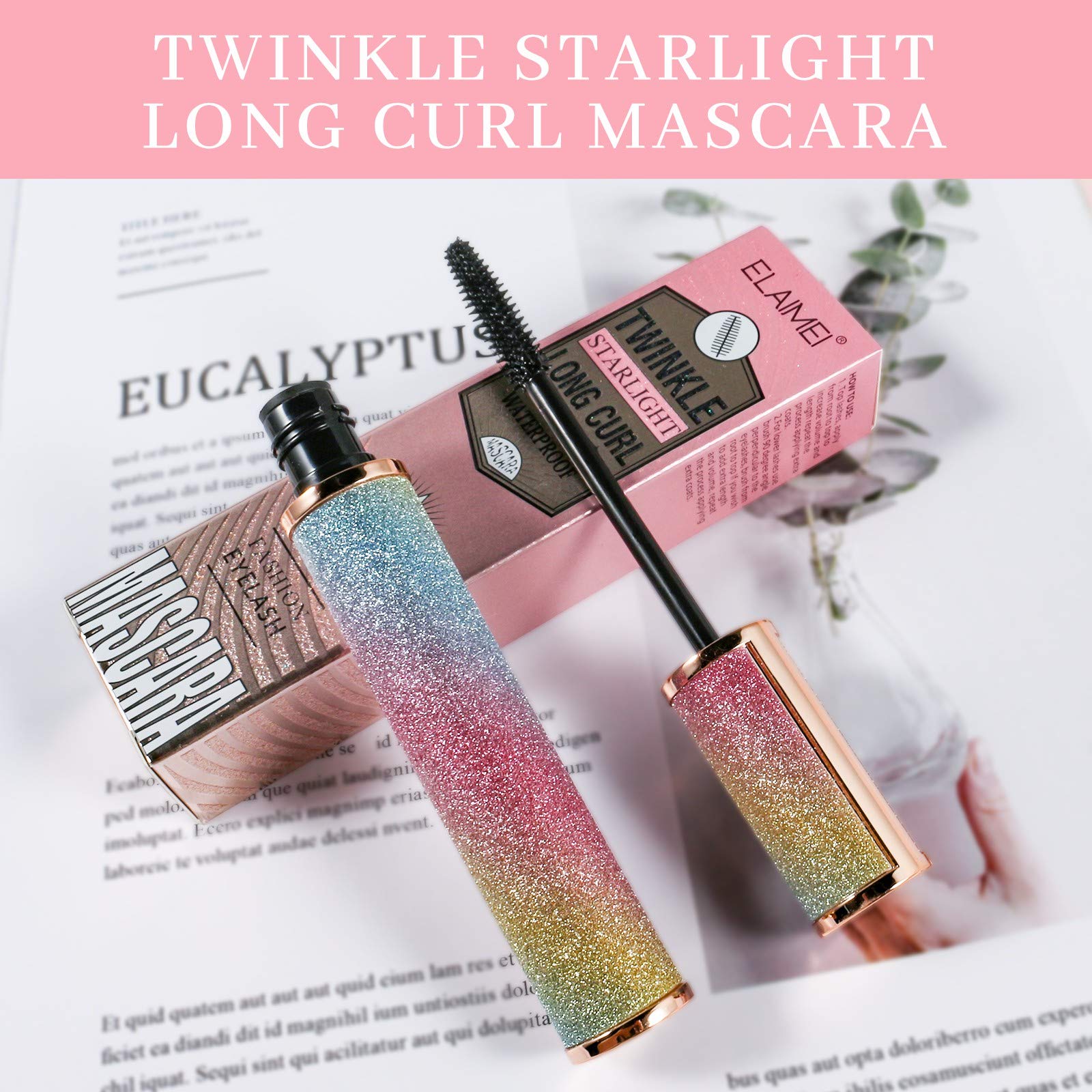 ELAIMEI Mascara crema empaque moderno: diseño práctico para el estuche de maquillaje
