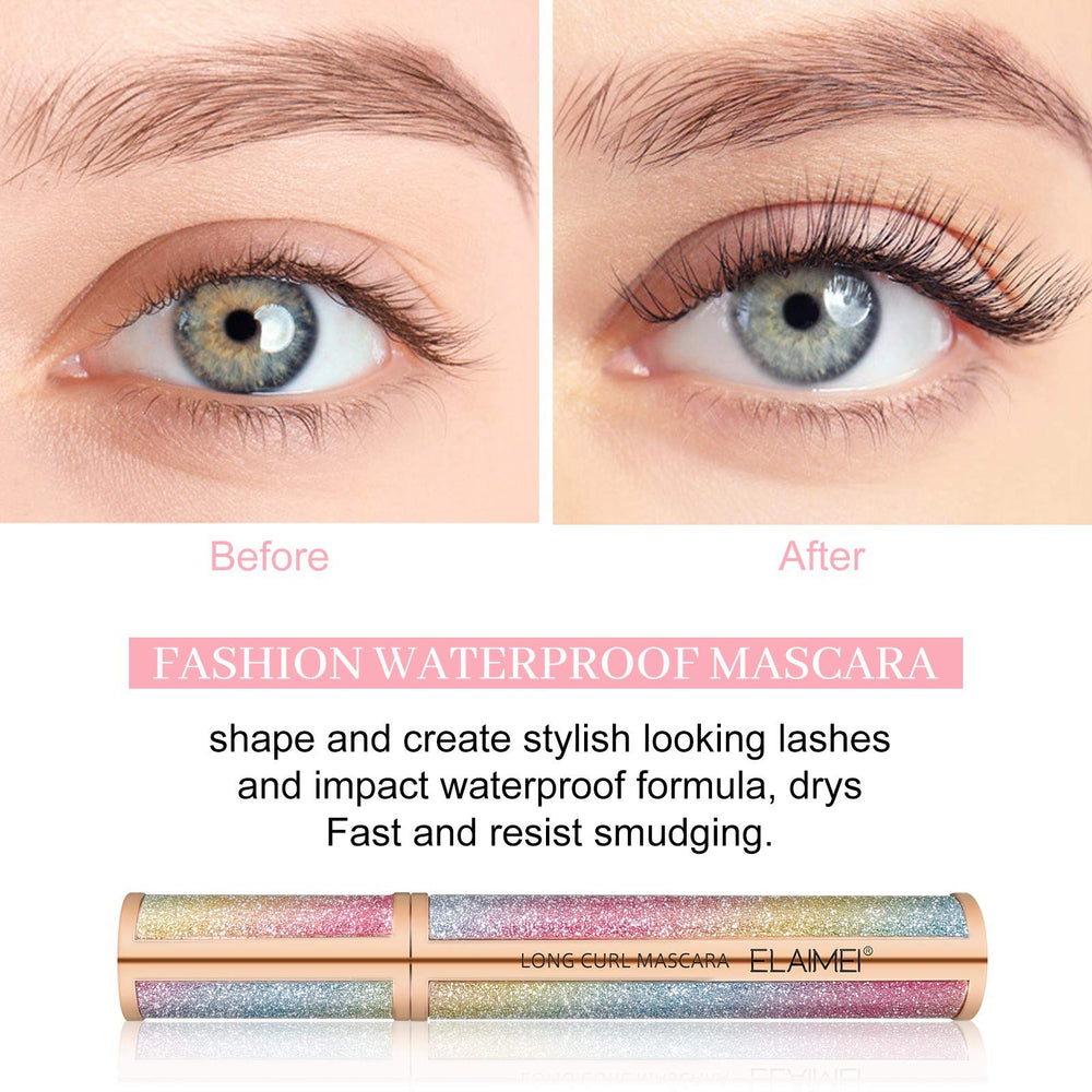 ELAIMEI Mascara crema volumen pestañas: efecto audaz y definido sin grumos