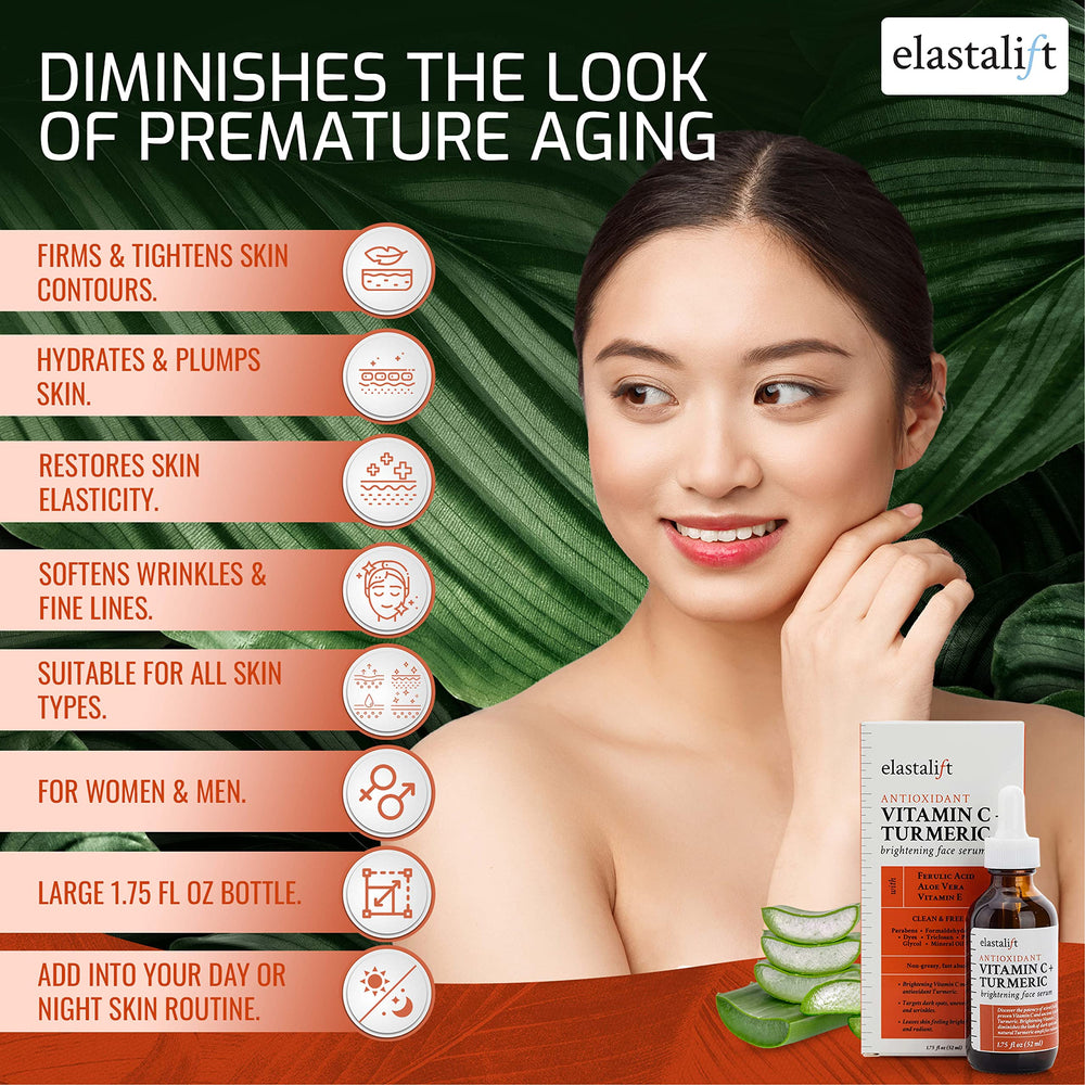 Elastalift: ingrediente cúrcuma clave para un tono más uniforme.