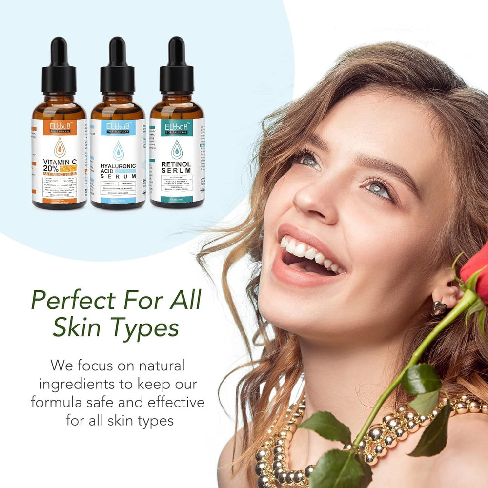 ELBBUB Aplicación matutina: Vitamina C para hidratación y vitalidad.