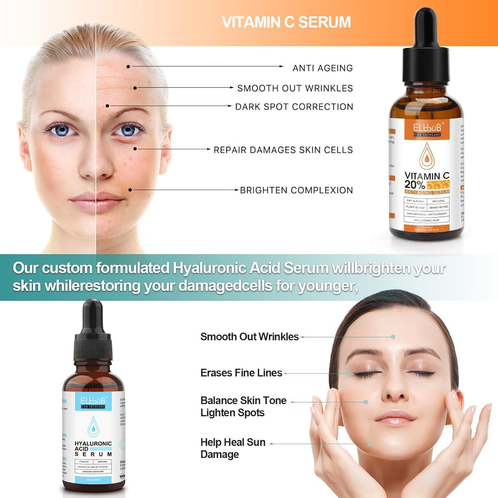 Elbbub serum Ácido Hialurónico para rostro, hidrata en profundidad y suaviza.