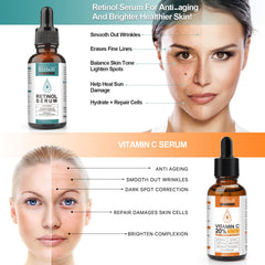 ELBBUB Serum Retinol Noche: ayuda a suavizar la textura de la piel.