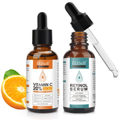 ELBBUB Serum Vitamina C: aplicación diurna para hidratación, brillo y cuidado facial.