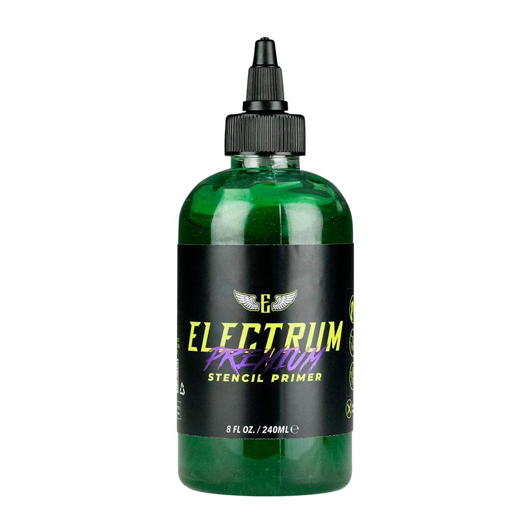 Electrum Gel de Plantilla para Tatuaje, transferencia 8 oz, cobertura uniforme.