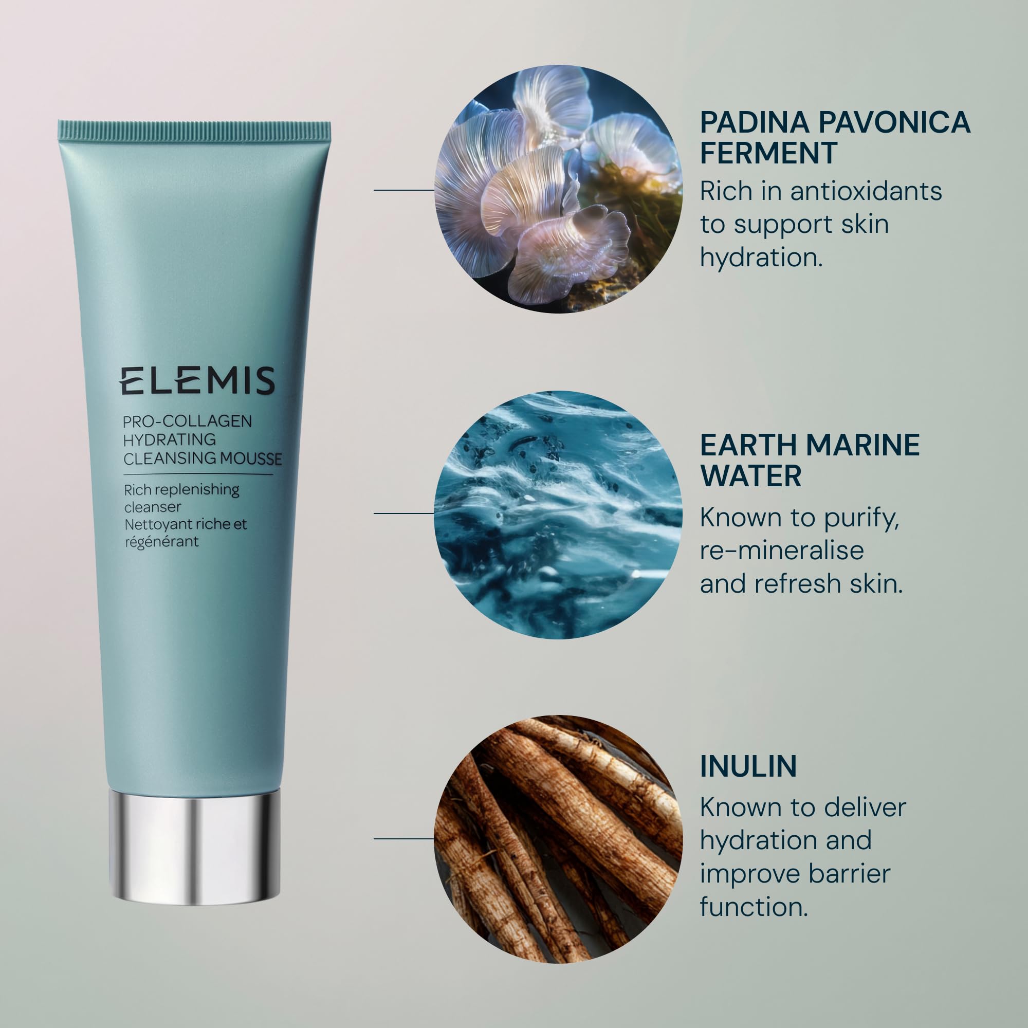 Aplicación rápida de la espuma Elemis para piel fresca