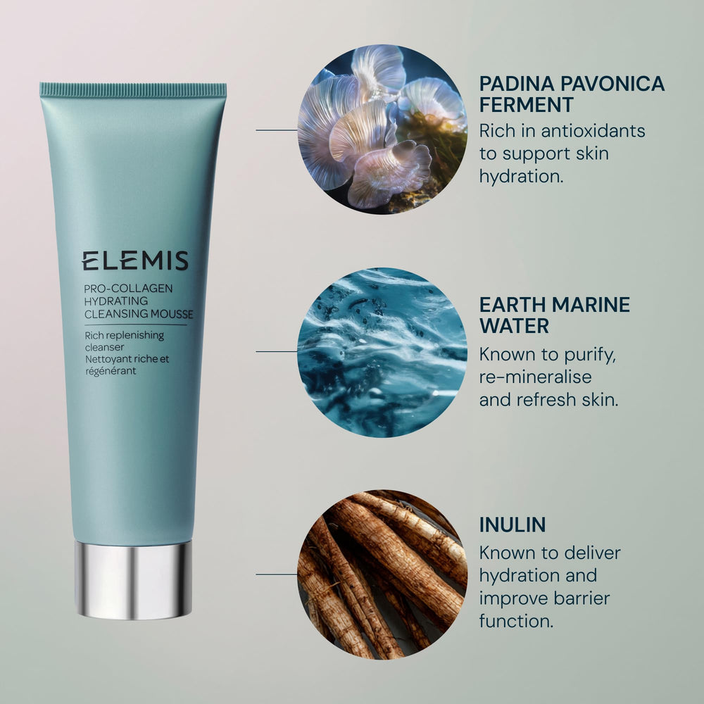 Aplicación rápida de la espuma Elemis para piel fresca