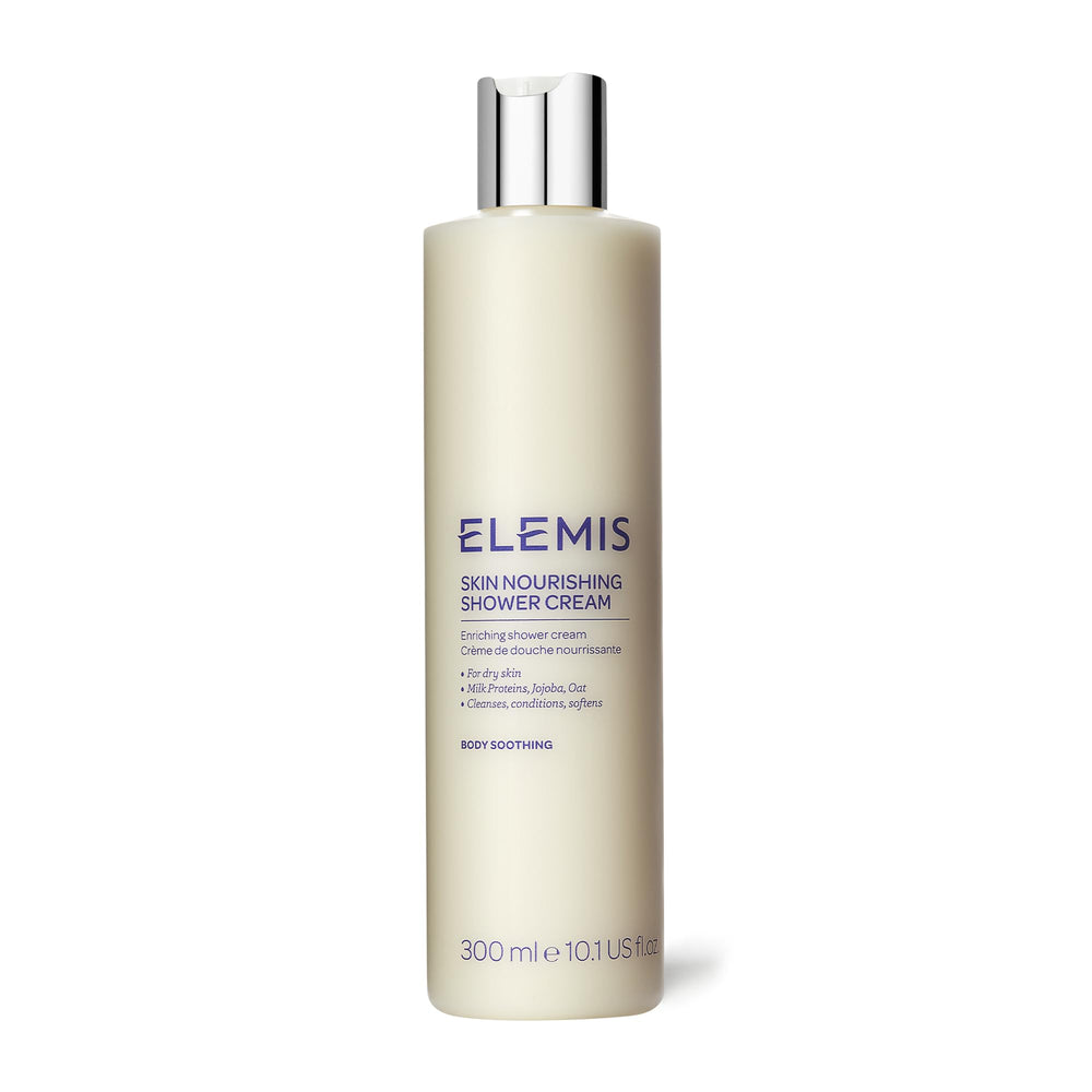ELEMIS crema de ducha nutritiva en envase, hidrata y suaviza la piel