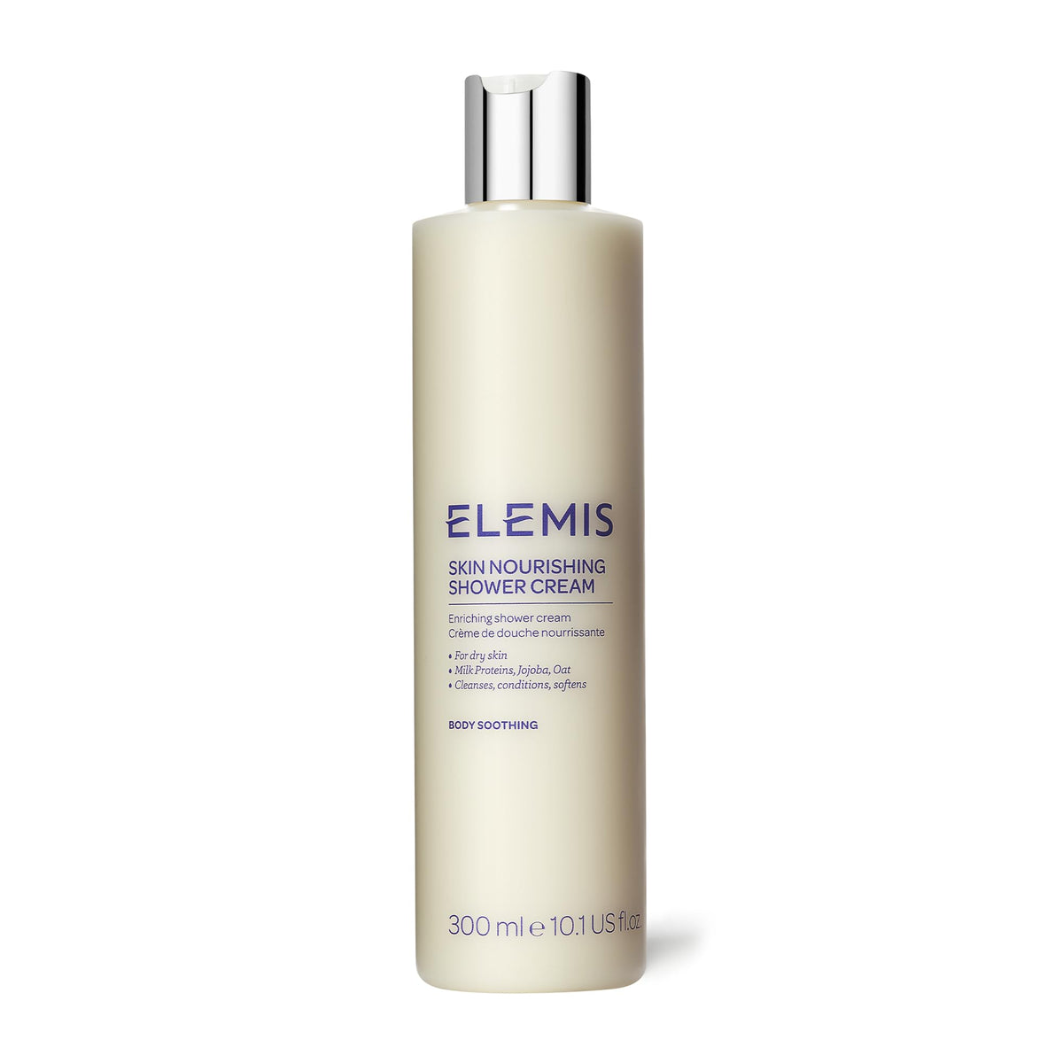 ELEMIS crema de ducha nutritiva en envase, hidrata y suaviza la piel