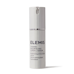 ELEMIS Dynamic Resurfacing Serum, botella, promueve brillo uniforme