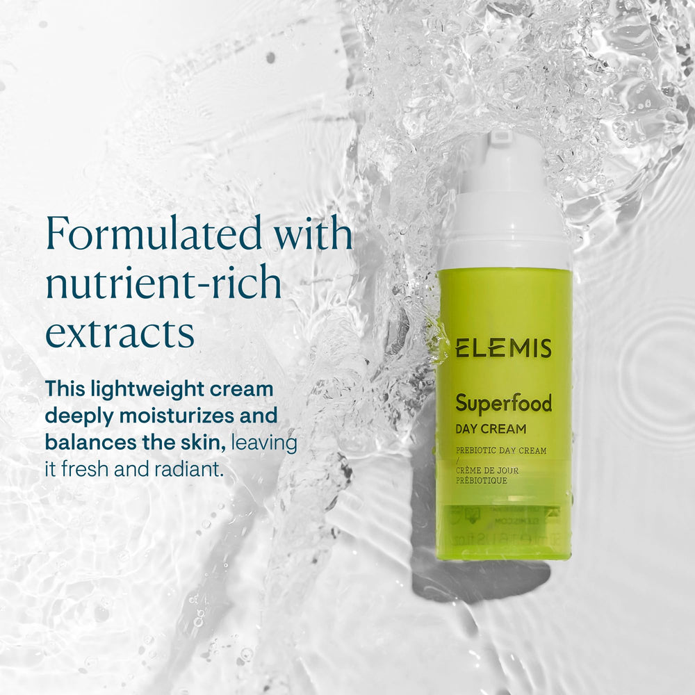 ELEMIS crema con brócoli y gogi para hidratación intensiva.