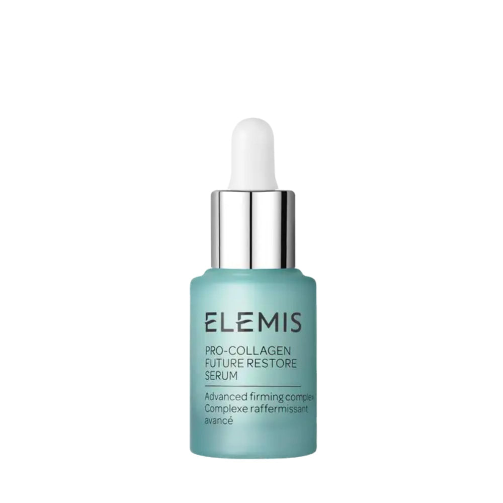 ELEMIS Pro-Collagen Future Restore Serum 15ml, embalaje elegante para la rutina.