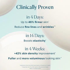 Textura sedosa de ELEMIS Pro-Collagen Future Restore Serum que se absorbe fácilmente.