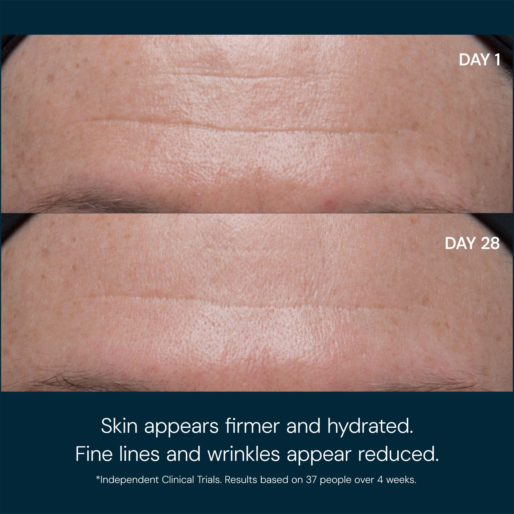 Textura gel suave del Pro-Collagen Marine Cream, hidratación ligera y agradable.