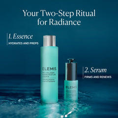Aplicación en rostro con ELEMIS Pro-Collagen Marine Moisture Essence.
