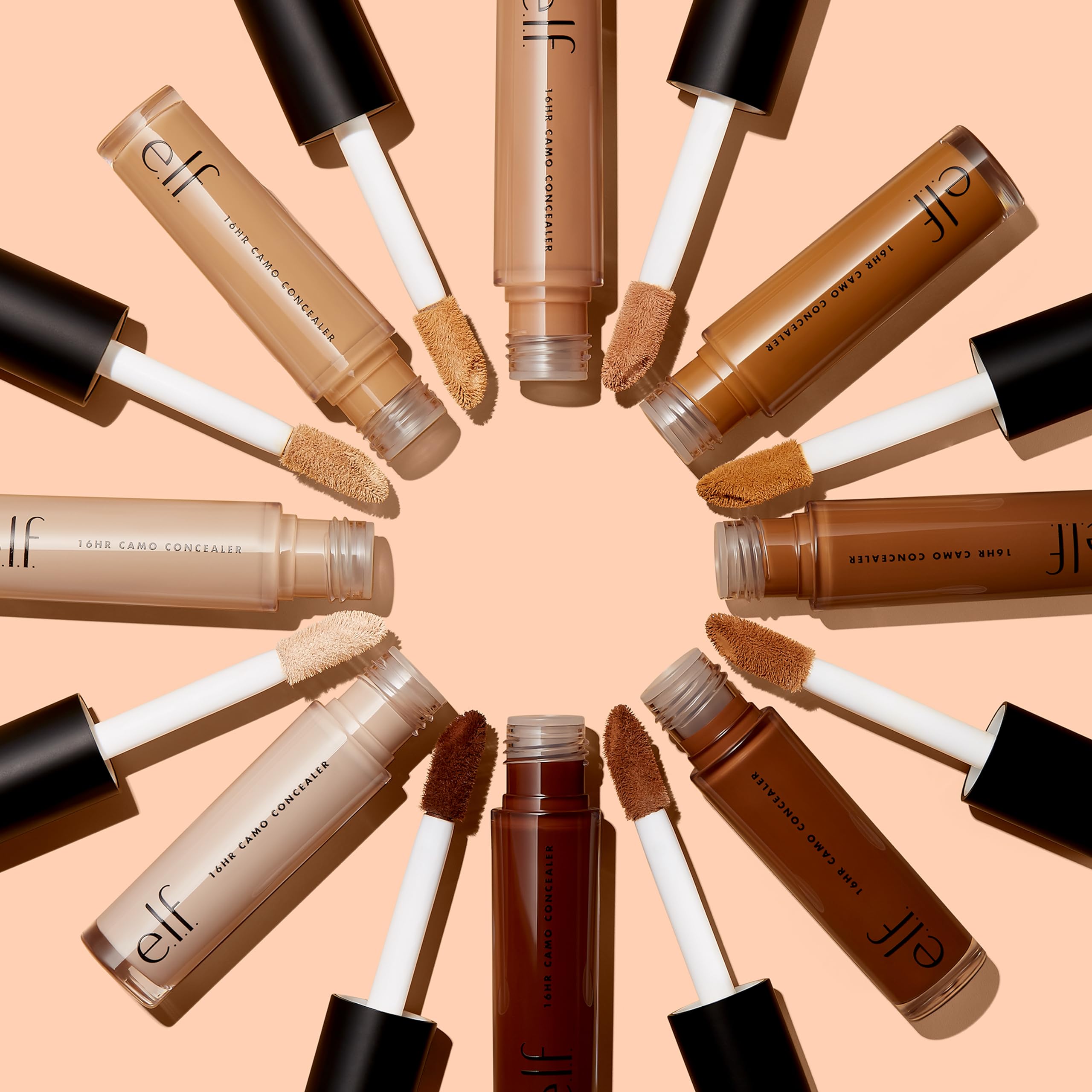 e.l.f. 16HR Camo Concealer controla el brillo con aceite de aguacate y kaolín