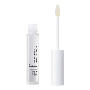 e.l.f. Lip Lacquer con aplicador suave ofrece brillo cómodo para labios.