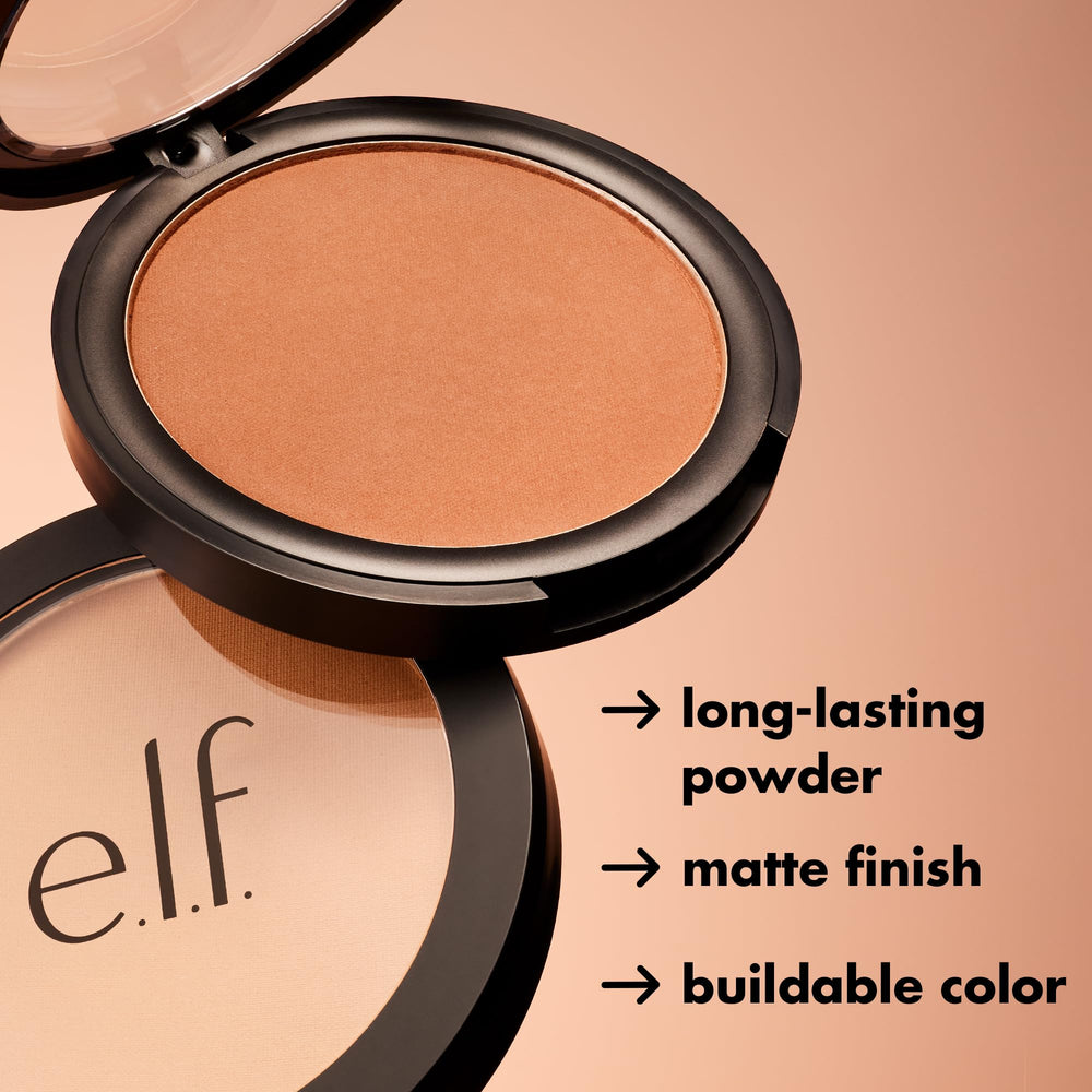 e.l.f. bronceador acabado mate que dura todo el día sin brillos