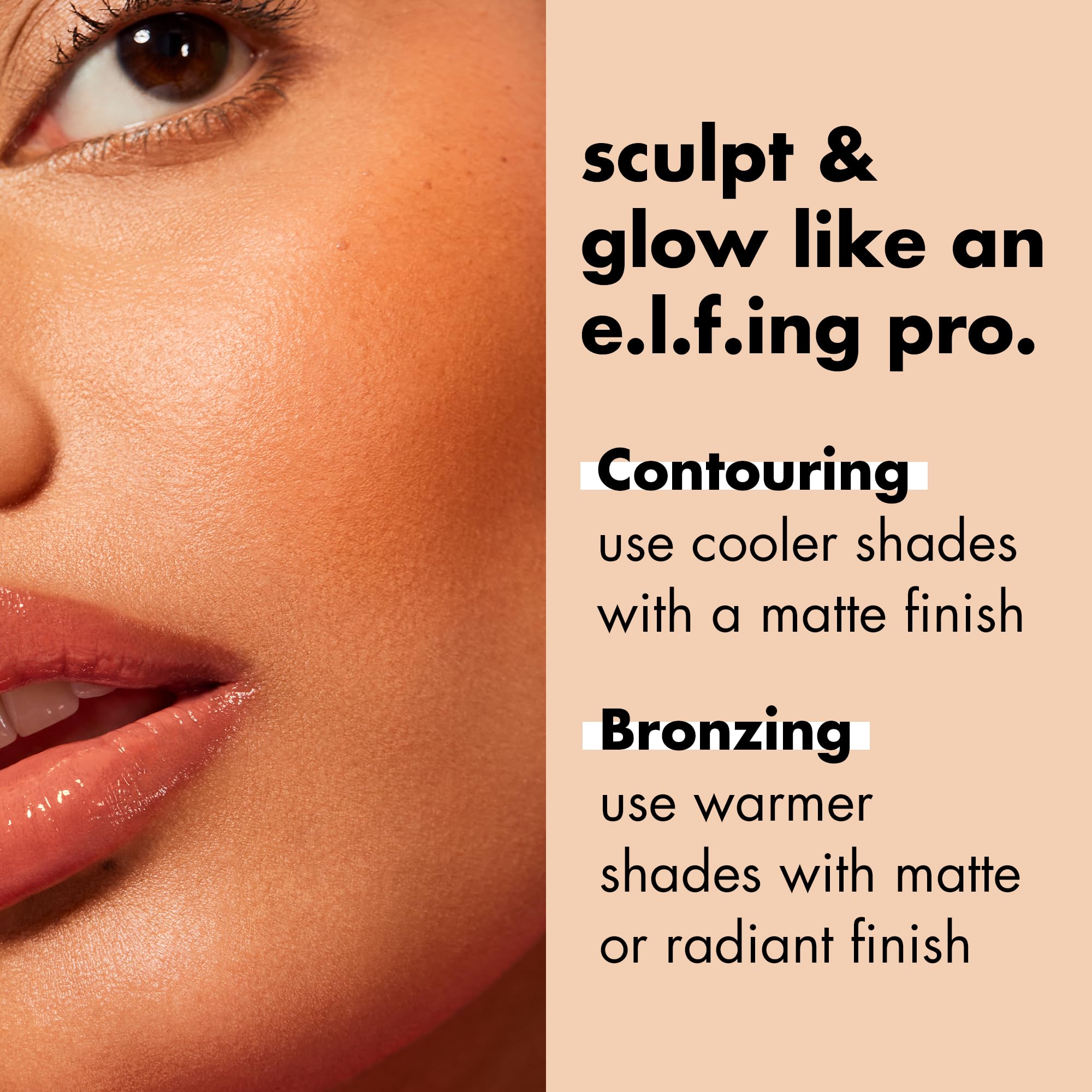 e.l.f. bronceador con aceite de jojoba para piel suave