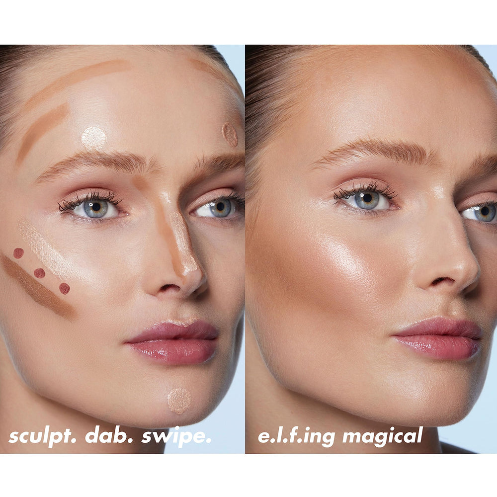 e.l.f. Halo Glow Contour tono claro-ligero para piel clara