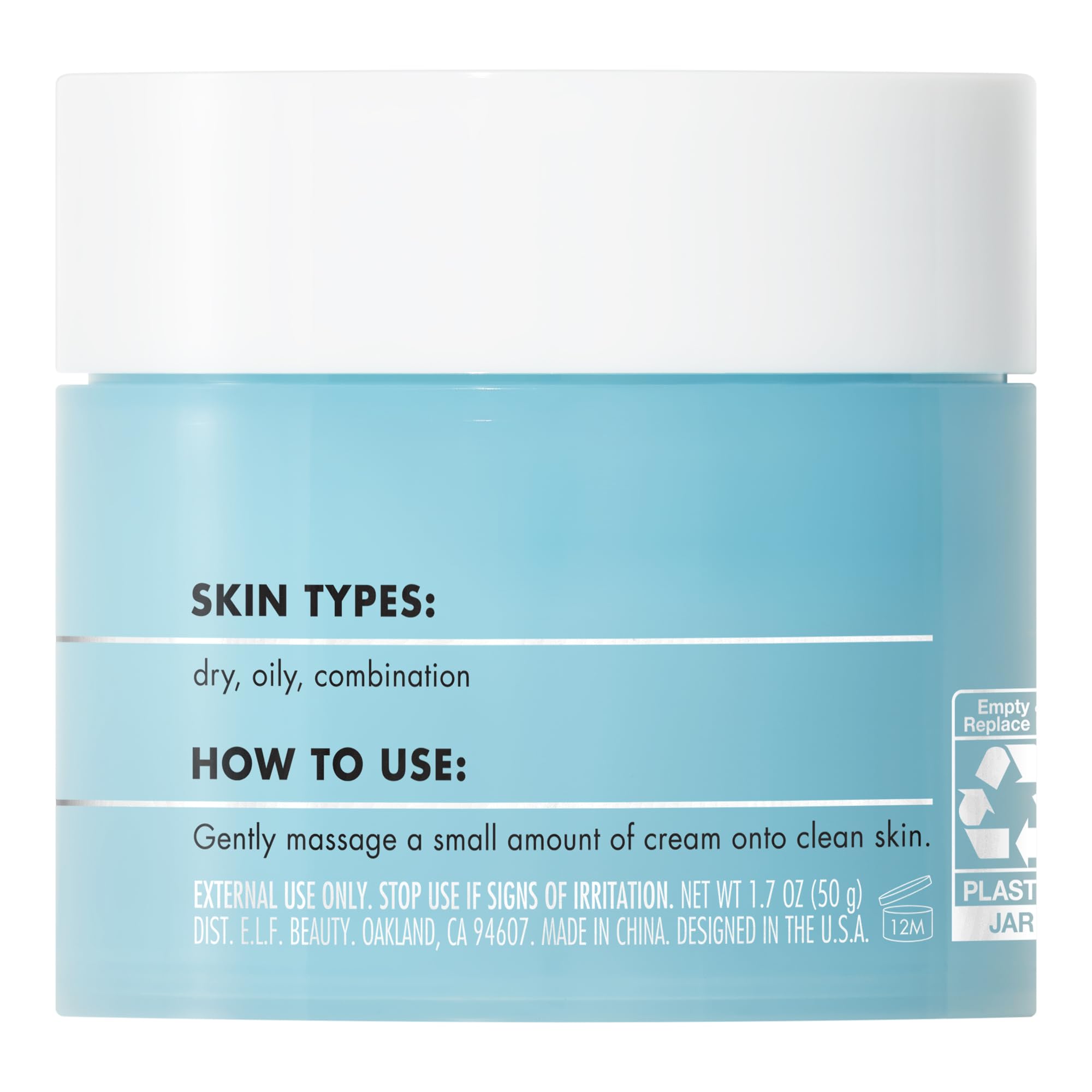 aplicación nocturna de e l f Holy Hydration para despertar piel suave