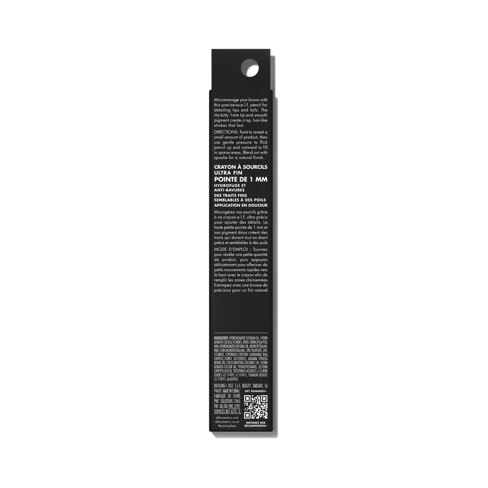 e.l.f. Micro-Fine Espresso: definir arcos y rellenar con naturalidad.