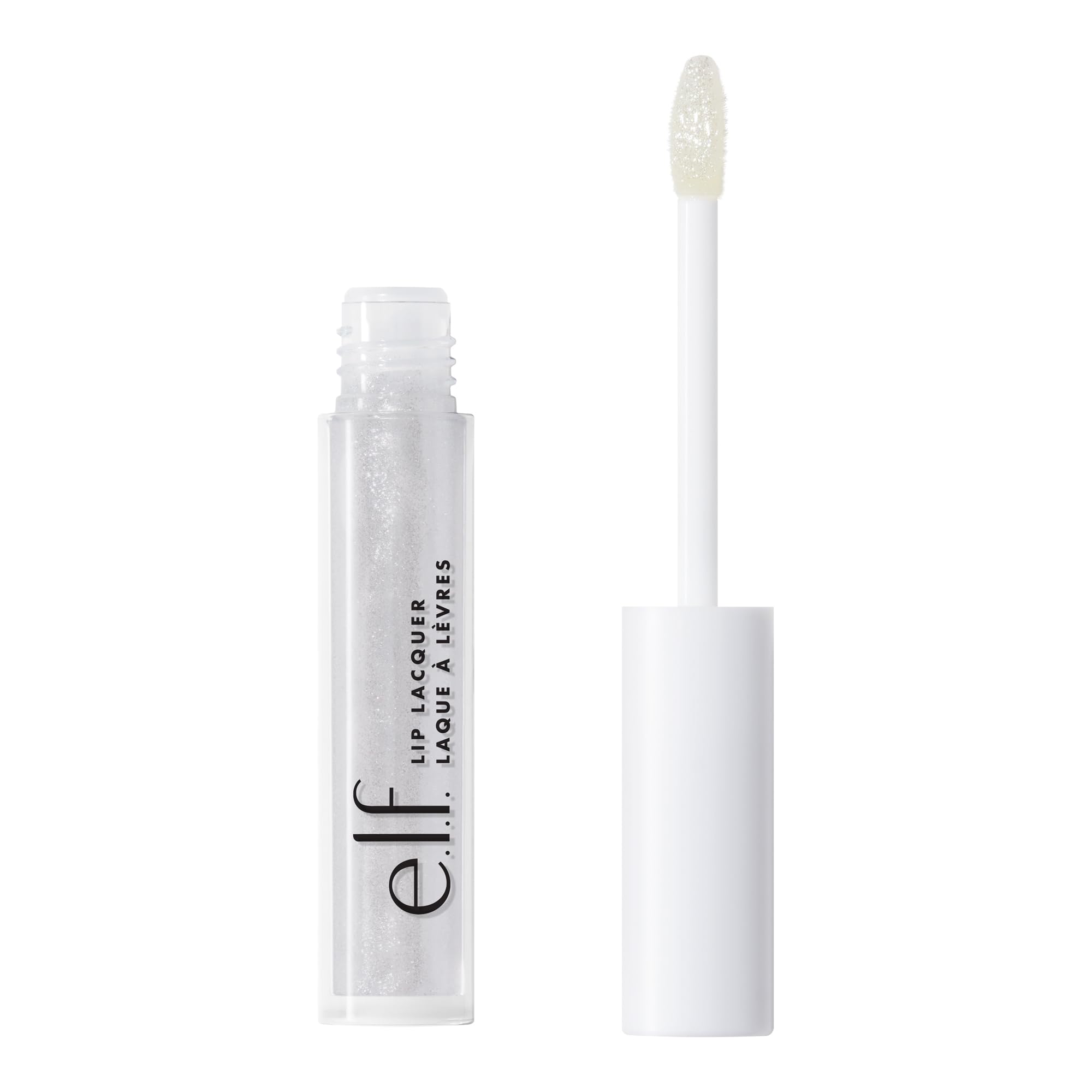 e.l.f. Lip Lacquer brillo ultra para labios, acabado deslumbrante.