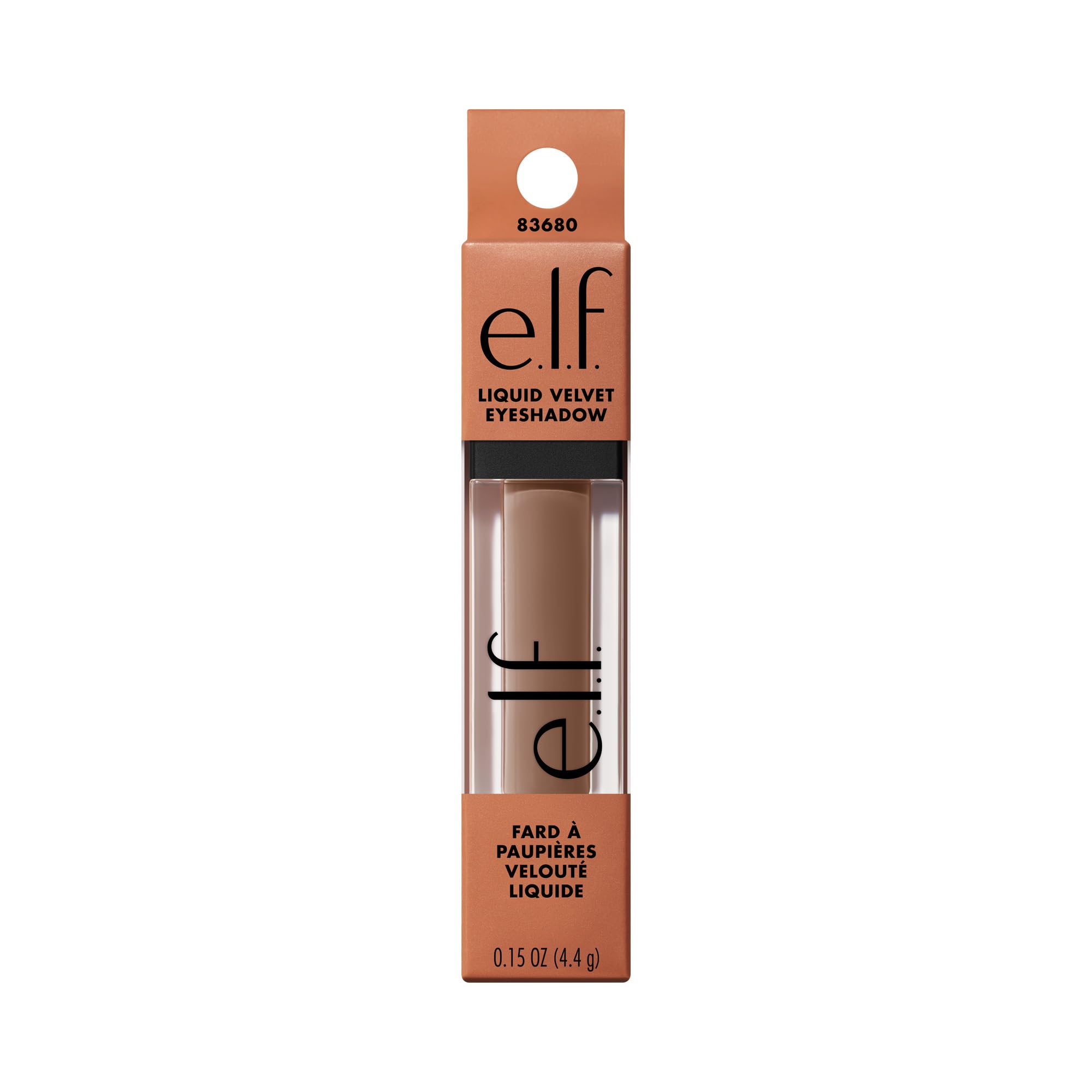 e.l.f. Liquid Velvet Ginger Snap: aplicación en párpados para un acabado mate suave y duradero.