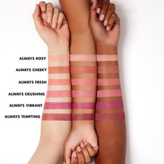 e.l.f. Primer-Infused Blush nude mate acabado suave y neutro