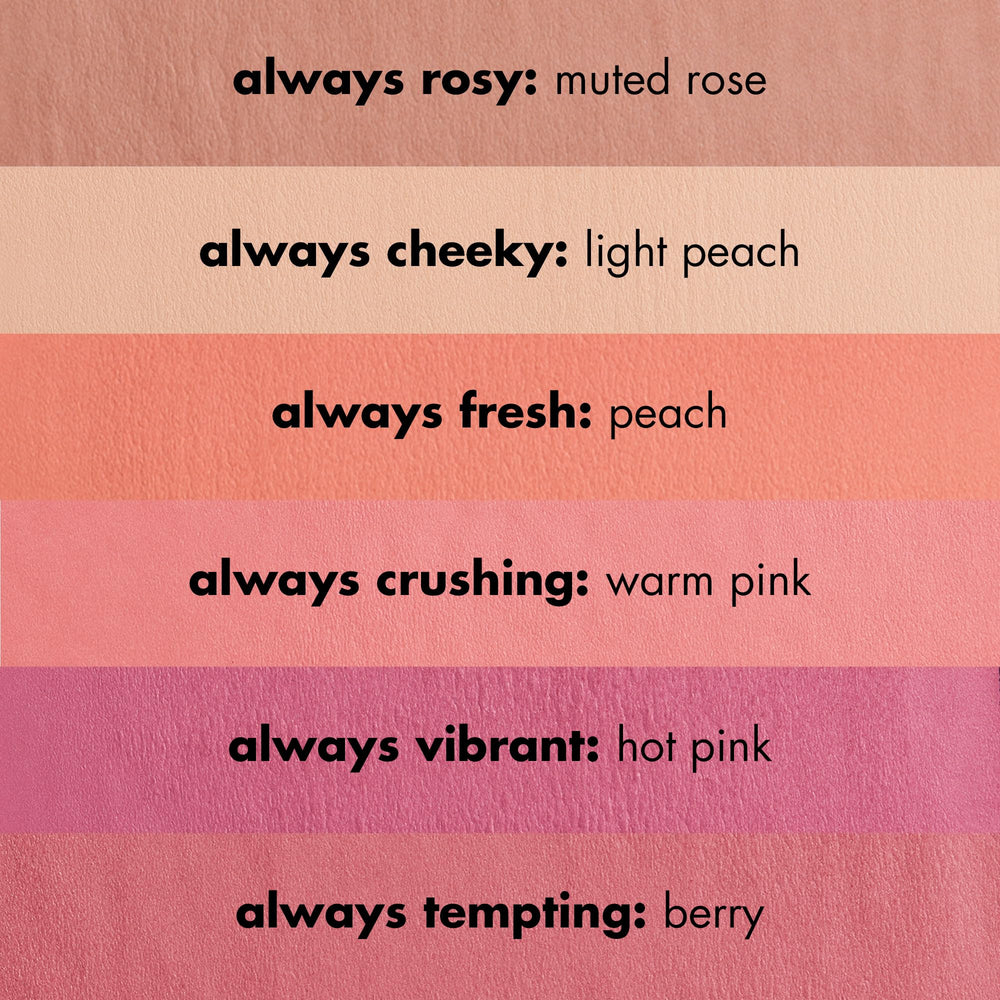 e.l.f. Primer-Infused Blush rosa-frambuesa mate toque luminoso moderado