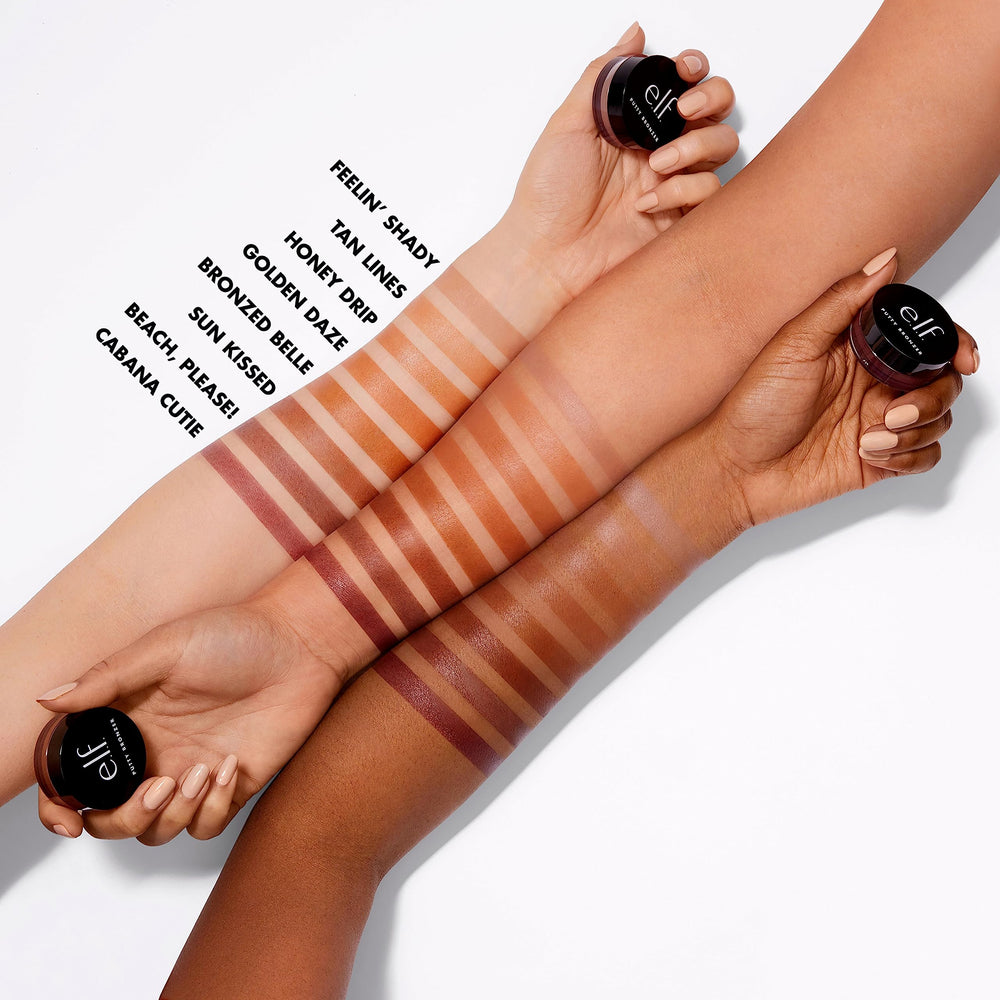 elf Putty Bronzer: combinación con brocha Putty para tono uniforme