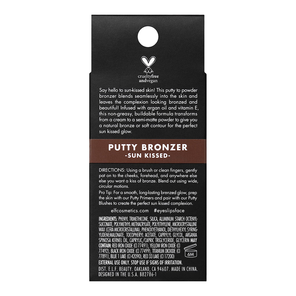 elf Putty Bronzer: hidratación gracias a argán y vitamina E