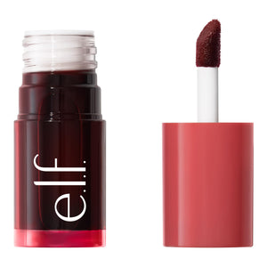 e.l.f. Sheer For It Blush Tint envase y aplicador, color duradero para labios y mejillas.